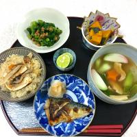 松茸ごはん&お吸い物